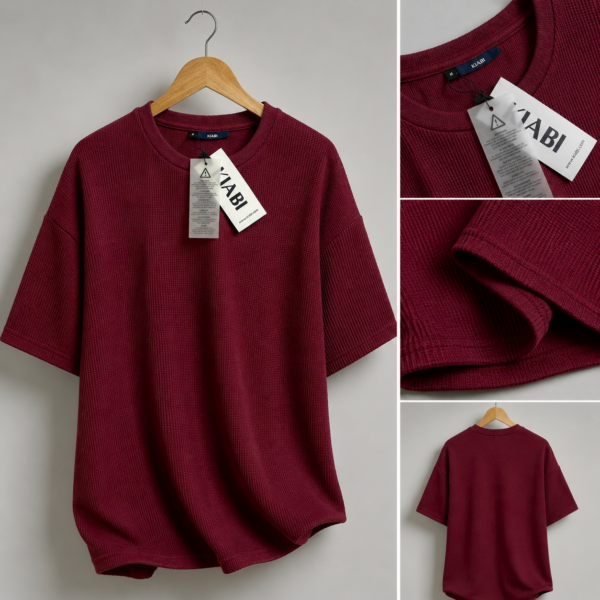 Waffle Drop (Maroon)