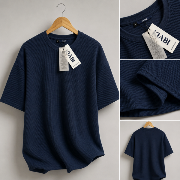 Waffle Drop (Navy)